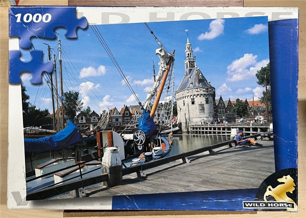 1000 Pieces Jigsaw Puzzle, WILD HORSE, "Im Hafen"