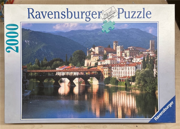 2000 Pieces Jigsaw Puzzle, RAVENSBURGER, "Bassano del Grappa, Italien"