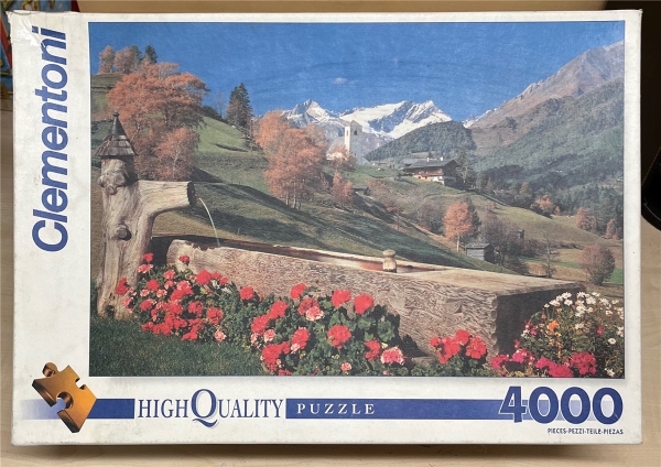 4000 Pieces Jigsaw Puzzle, CLEMENTONI, "San Nicola, Tirol"