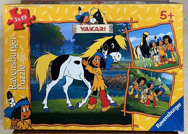 3 x 49 Pieces Jigsaw Puzzle, RAVENSBURGER, "Yskeris beste Freunde"