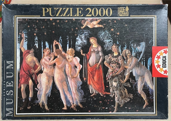 2000 Pieces Jigsaw Puzzle, EDUCA, "Botticelli - La Primavera"