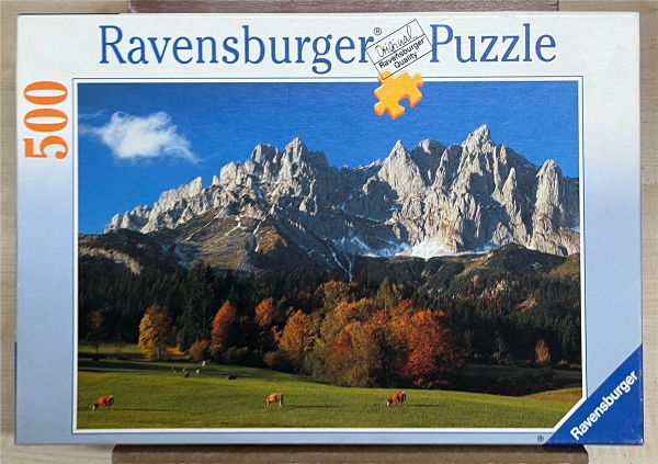 500 Pieces Jigsaw Puzzle, RAVENSBURGER, "Tirol - Kaisergebirge"
