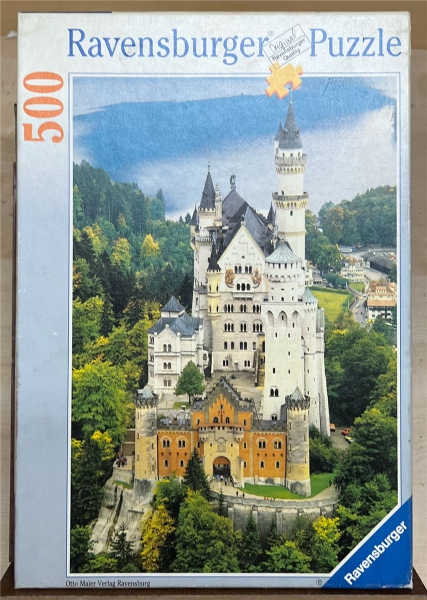 500 Pieces Jigsaw Puzzle, RAVENSBURGER, "Königsschloß Neuschwanstein"