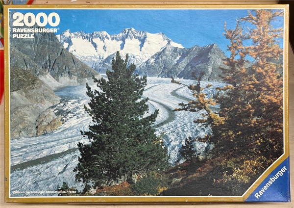 2000 Pieces Jigsaw Puzzle, RAVENSBURGER, "Aletschglechter, Schweiz"