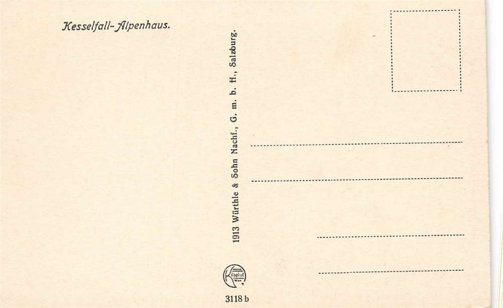 AK Kaprun (5710) Kesselfall-Alpenhaus., n. gelaufen