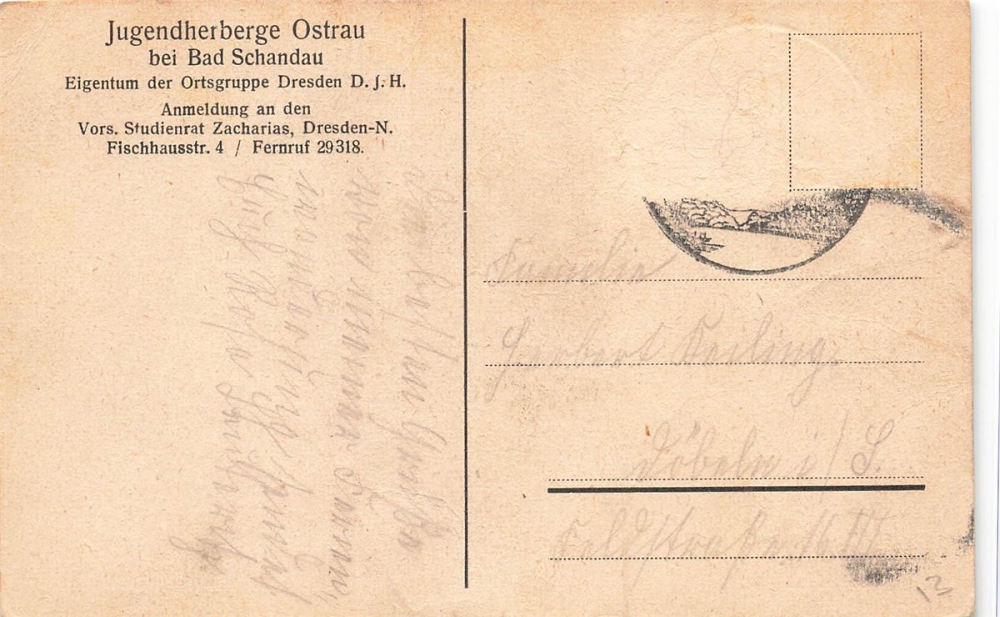 AK Bad Schandau (01812) Jugendherberge Ostrau