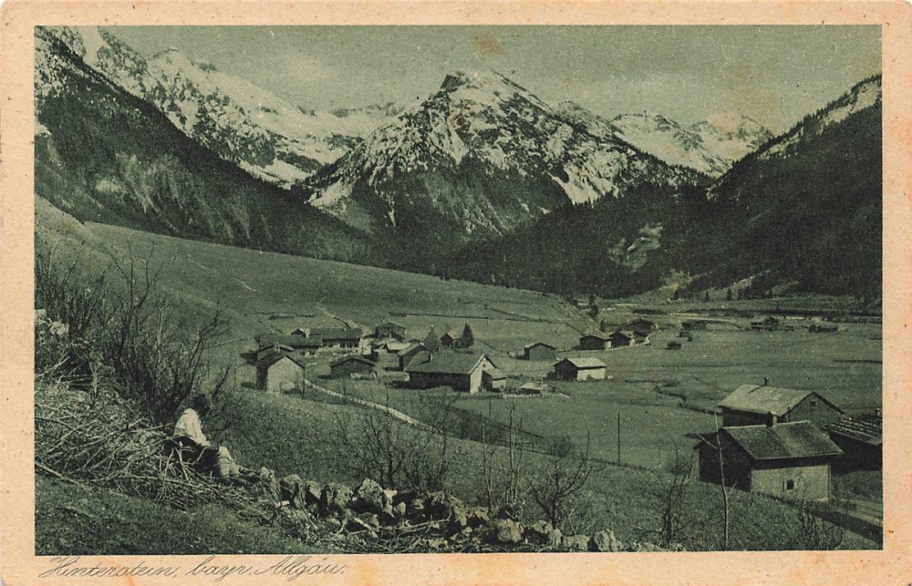 AK Hinterstein (87541) Hintenstein - Bay. Allgäu, n. gelaufen