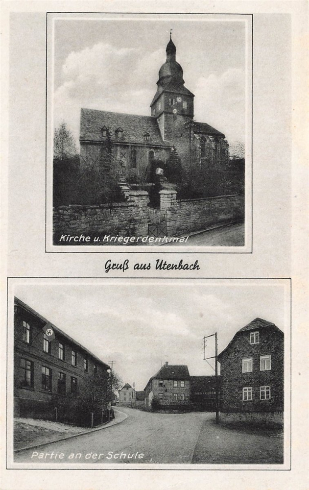 AK Utenbach / Apolda (99510) Gauß aus Utenbach, n. gelaufen