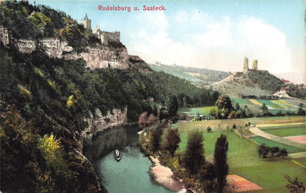 AK Saaleck (06628), Rudelsburg, n. gelaufen