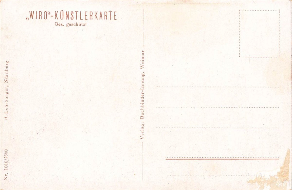 AK Weimar (99423), Weimarer Schloß, n. gelaufen