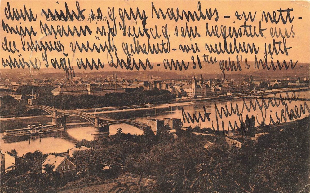 AK Koblenz  (56068),Coblenz a. Rhein, gelaufen