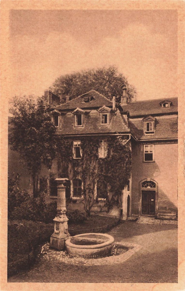 AK Weimar (99423), Wohnung von Charlotte v. Stein, n. gelaufen