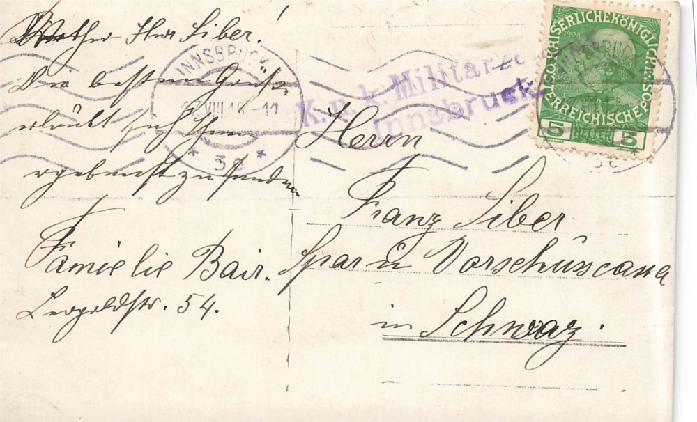 AK Österreich Ungarischer Offizier mit Familie, 1.Weltkrieg, n. gelaufen