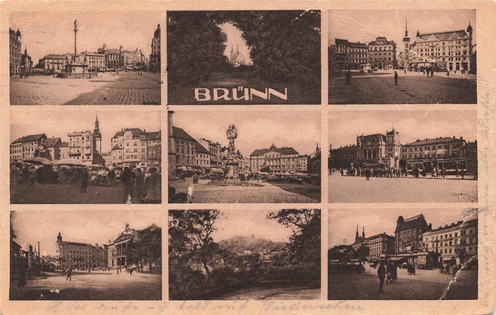 AK Brünn (602 00),Mehrbildkarte,  gelaufen