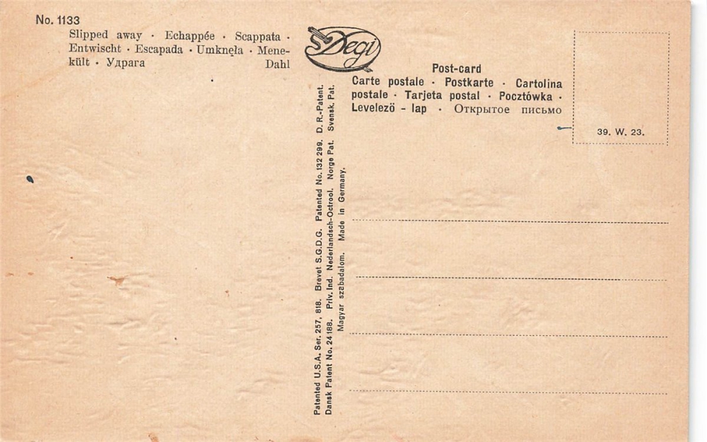 AK Künstlerkarte, "Verliebtes Pärrchen", n. gelaufen