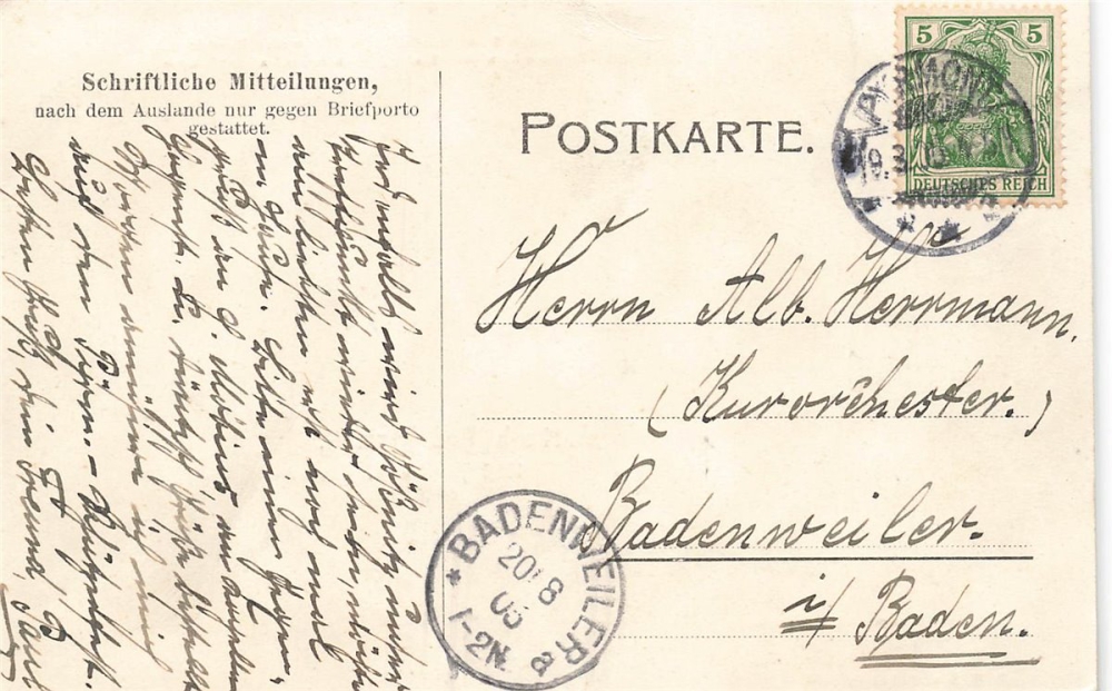 AK Bad Prymont (81812), Mehrbildkarte, Sennhütte, gelaufen 19.08.1906
