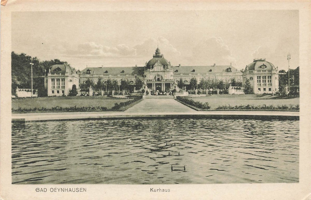 AK Bad Oeynhausen (32545),Kurhaus. n. gelaufen