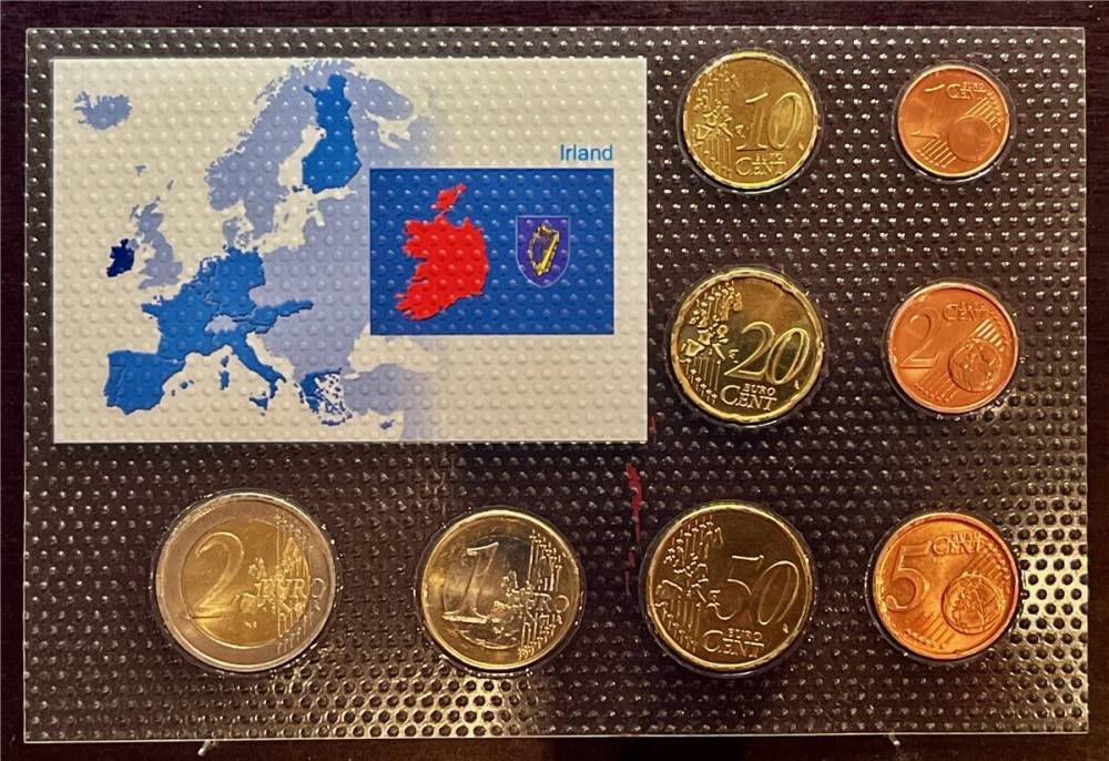 KMS - Irland 2004 - EURO-Motivsatz - ("auf Folie verschweißt")