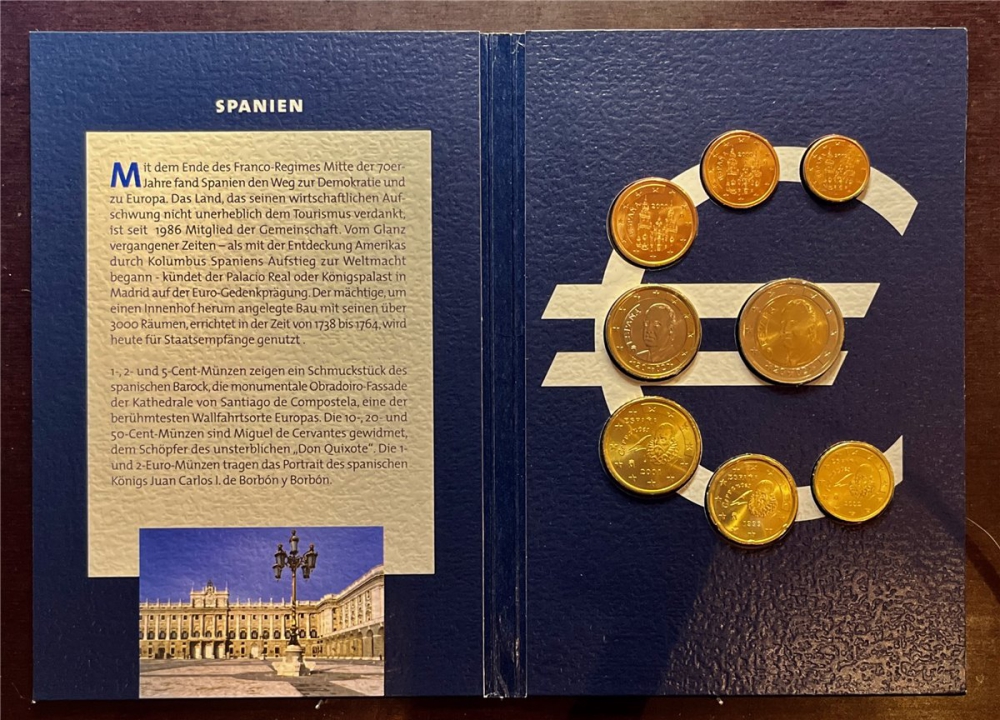KMS - Spanien - Limitierte Sonerderausgabe 2002 - (0.01 - 2.00 Euro)