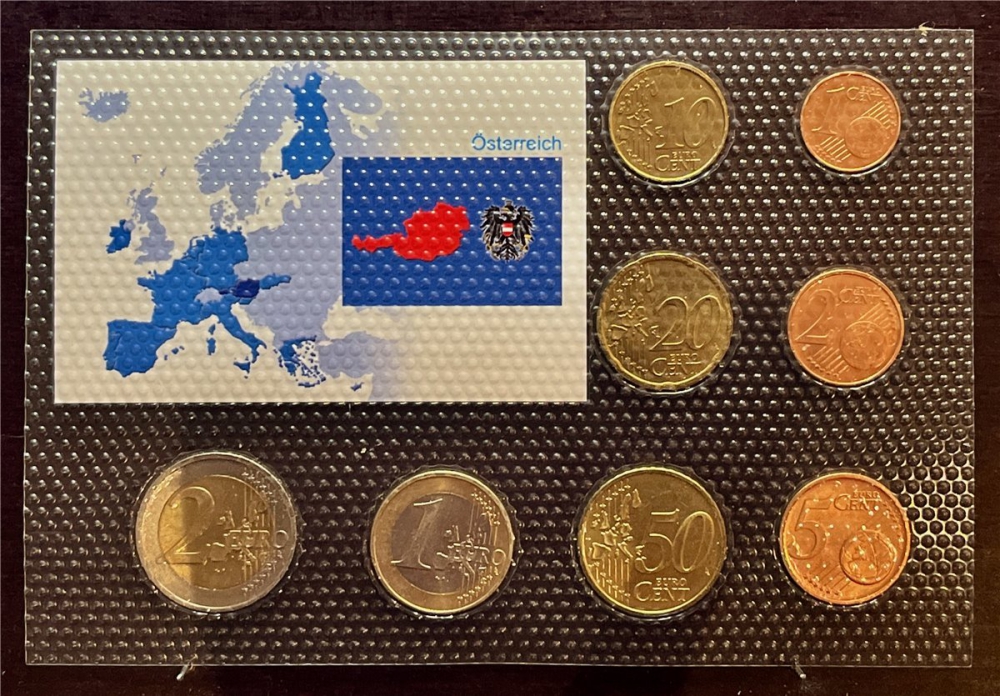 KMS - Österreich 2006 - EURO-Motivsatz - ("auf Folie verschweißt")