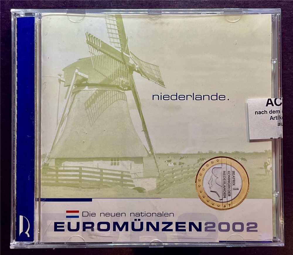 KMS - Niederlande - KMS-Satz, "Die neuen Euromünzen", ("ungeöffnet")
