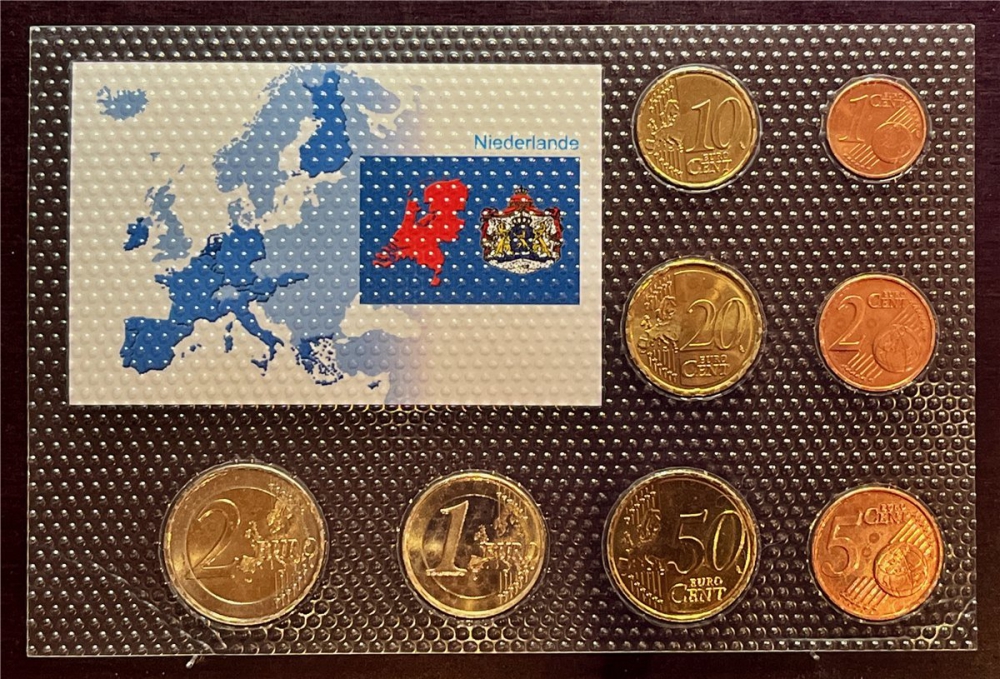 KMS - Niederlande 2003 - EURO-Motivsatz - ("auf Folie verschweißt")