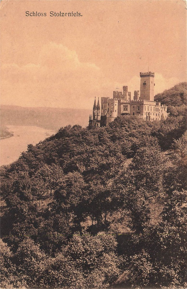 AK Stolzenfels (56075), Schloss Stolzenfels, gelaufen am 26.06.1920
