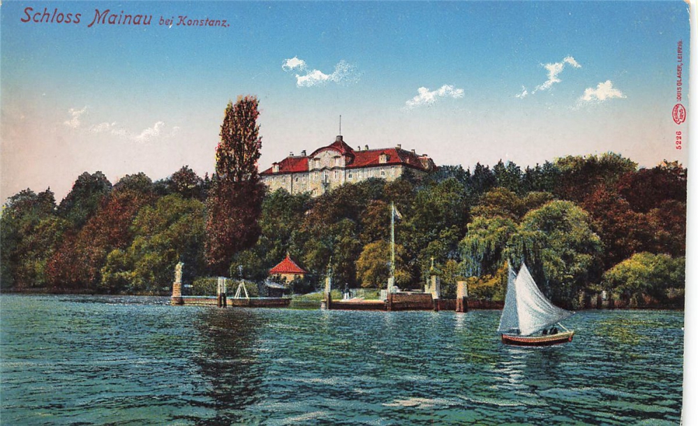 AK-Mainau (78462), Schloss Mainau bei Konstanz, n. gelaufen