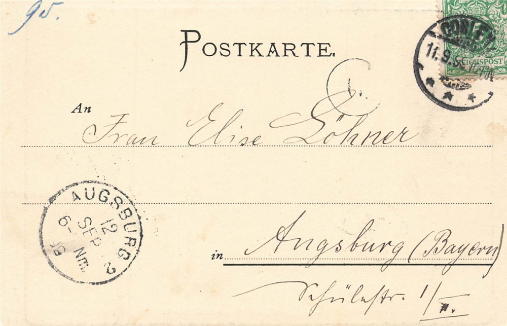 AK Koblenz (60306), Castorkirche, gelaufen am 11.09.1999