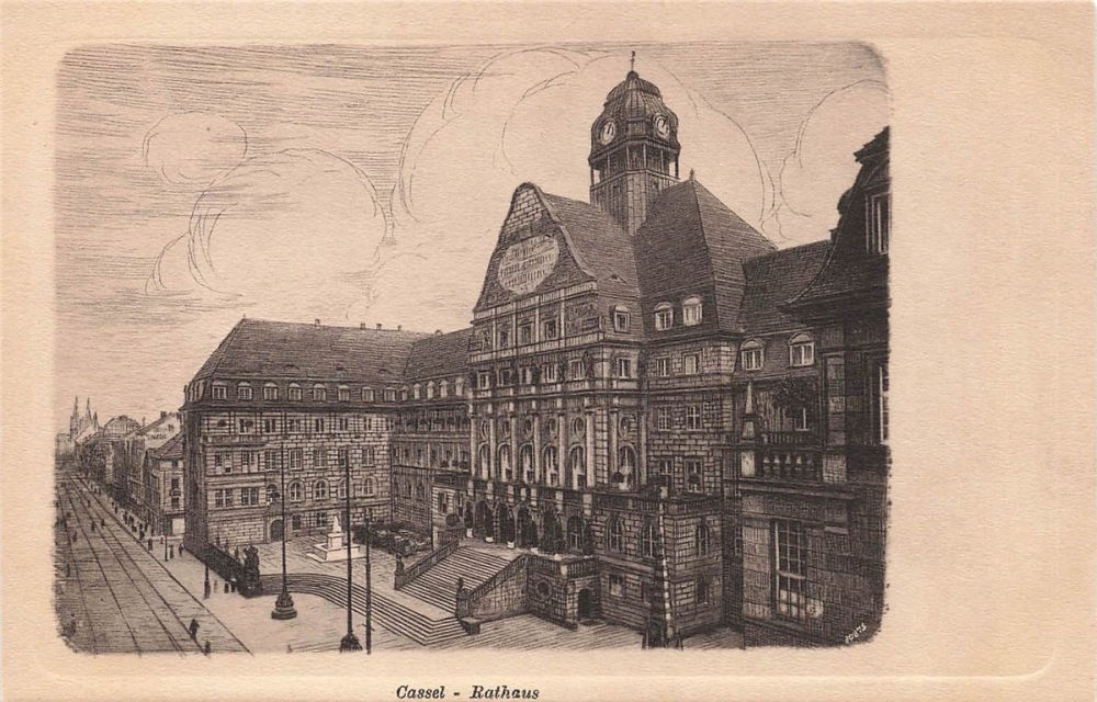 AK Kassel (34117), Rathaus, n. gelaufen