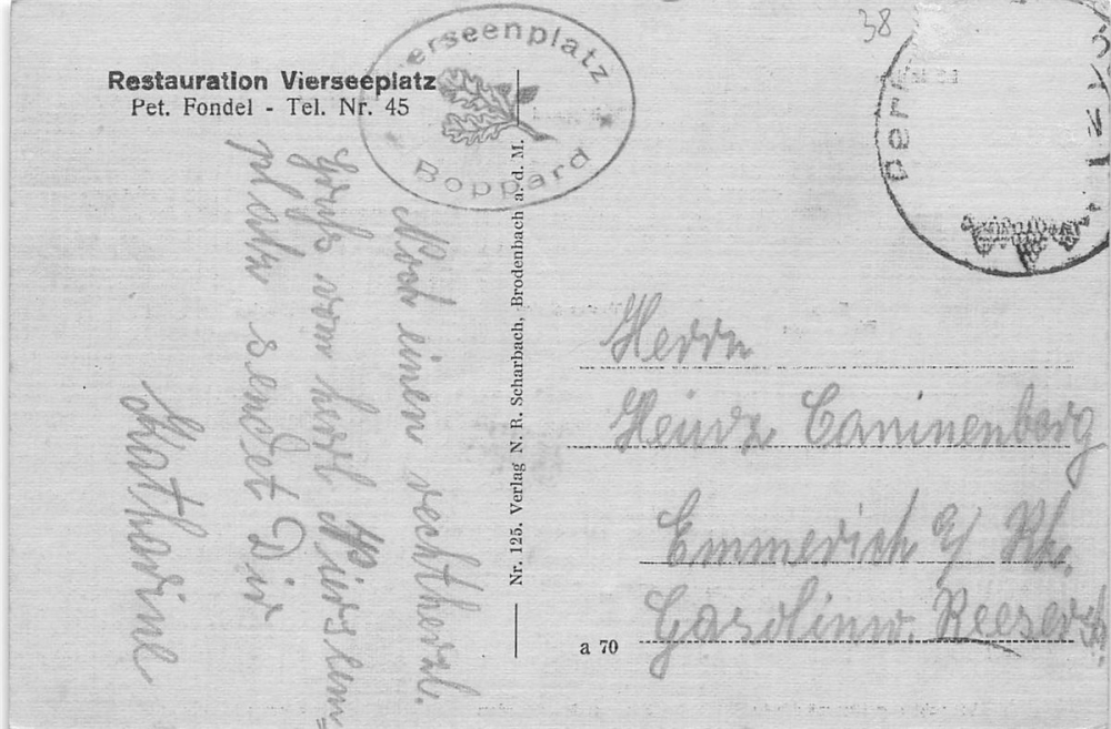 AK Boppard (56154), Mehrbildkarte , gelaufen