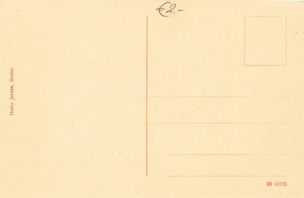 AK Goslar (38640), Rathaus,  n. gelaufen