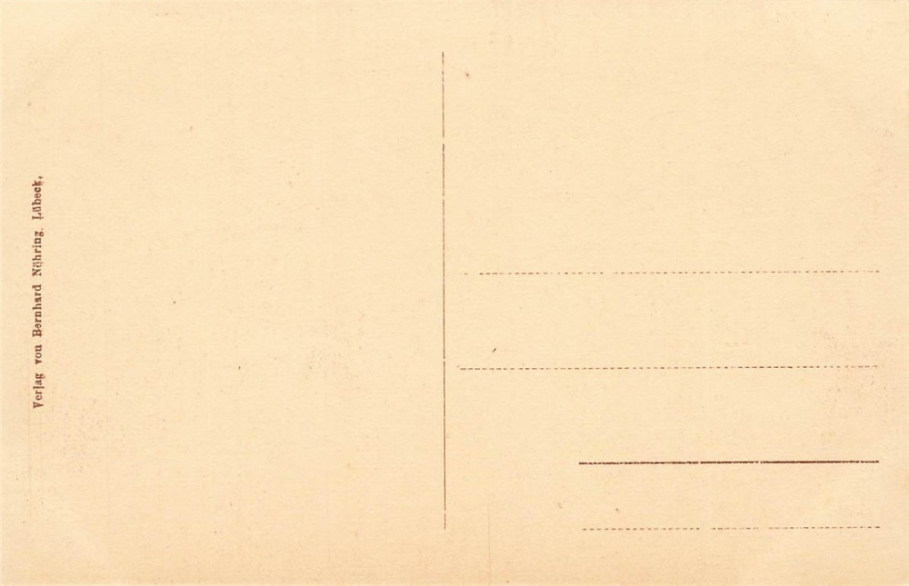 AK Lübeck (23552), An der Trave,  n. gelaufen