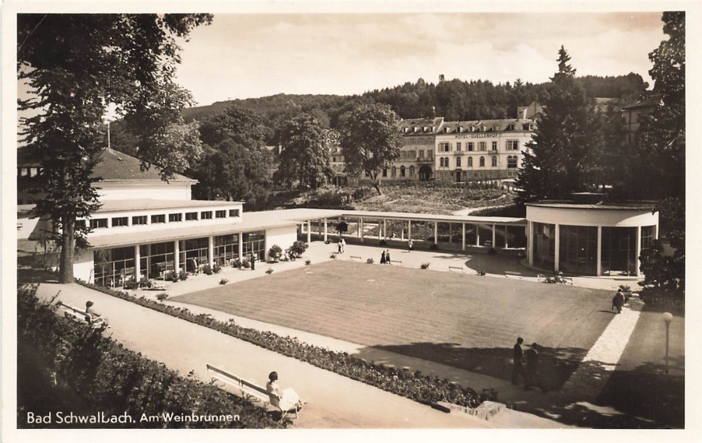 AK Bad Schwalbach (65307), Am Weinbrunnen,  n. gelaufen