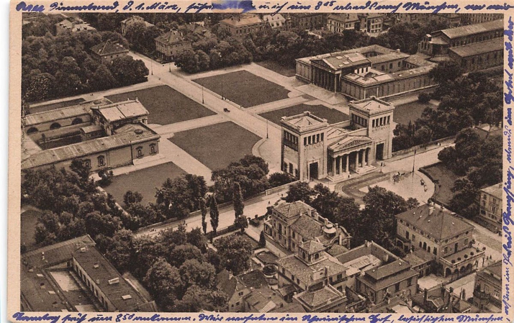 AK München (23552), Propyläen, Glyptothek, Staatsgalerie., n. gelaufen