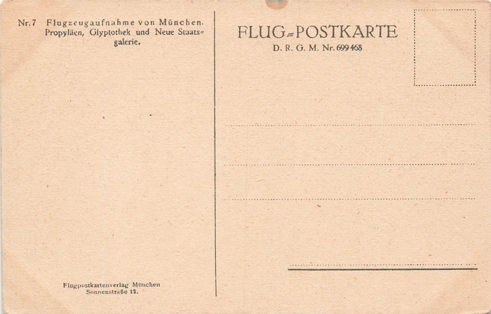 AK München (23552), Propyläen, Glyptothek, Staatsgalerie., n. gelaufen