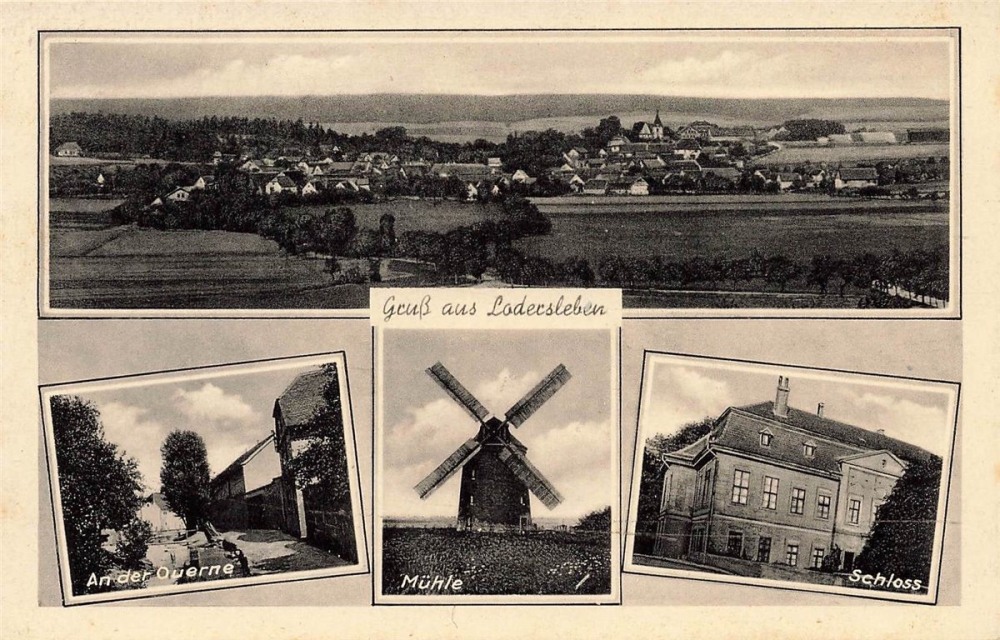 AK Lodersleben (06268), Gruß aus Lodersleben, n.gelaufen