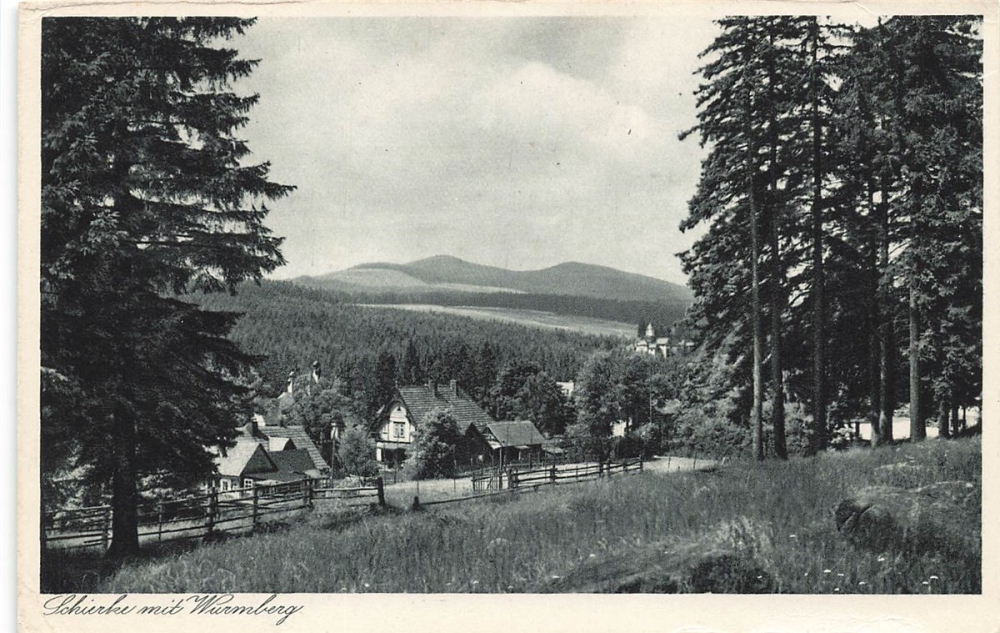 AK Schierke (38879), Schierke mit Wurmberg, n. gelaufen