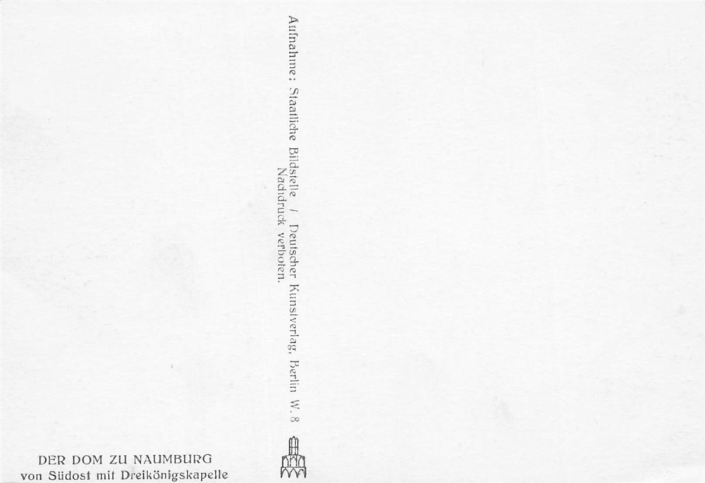 AK Naumburg (06618), Der Dom zu Naumburg, n. gelaufen