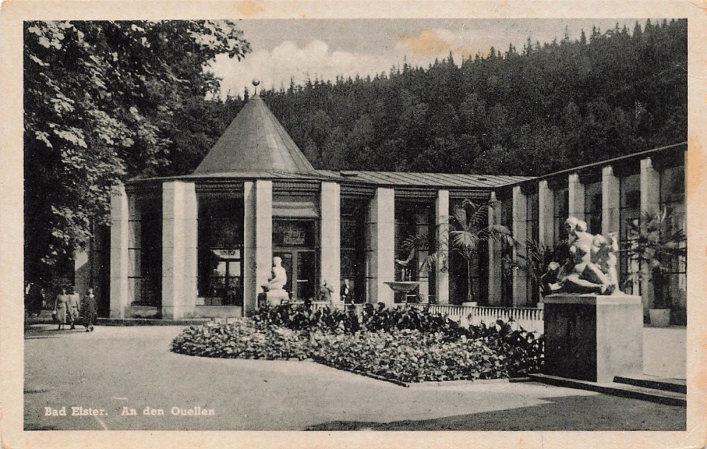 AK Bad Elster (08645), An den Ouellen, n. gelaufen