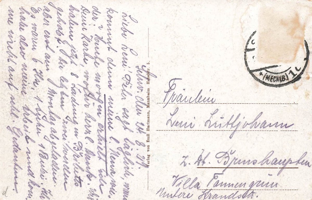 AK Baden-Baden (76530), Ortsansicht, gelaufen, o.Briefmarke