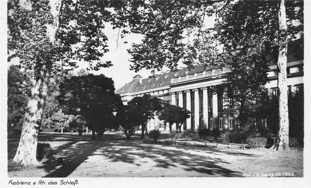 AK Koblenz (56068), Koblenz. das Schloß, n. gelaufen