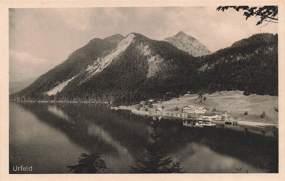 AK Kochel am See (82431), Urfeld am Walchensee, n. gelaufen