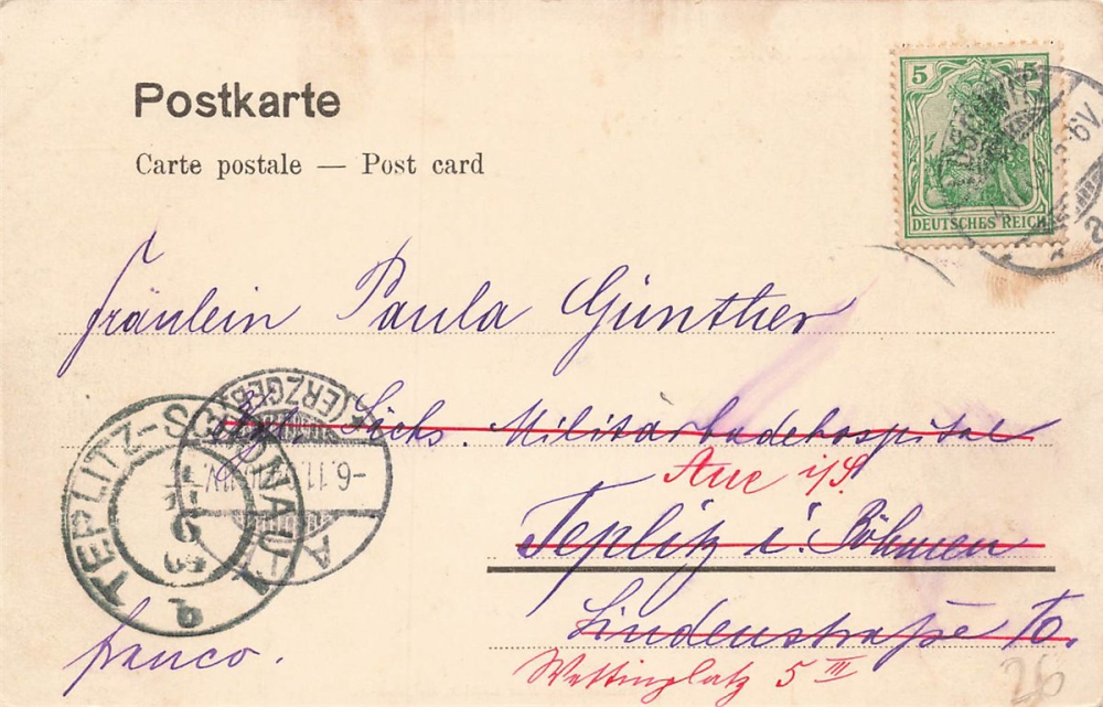 AK Loschwitz (01326), Die erste Berschwebebahn der Welt, gelaufen am 06.11.1904 (Treplitz-Schonau)