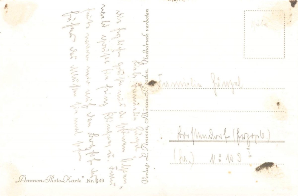 AK Berchtesgaden (83471) Berchtesgaden m Watzmann, n. gelaufen