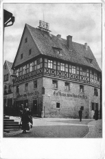 AK Kronach (96317) Gasthaus zum "Scharfen Eck", n. gelaufen