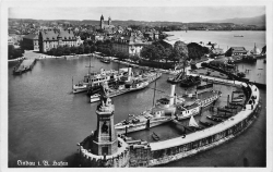 AK Lindau (88131) Lindau - Der Hafen, n. gelaufen