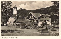 AK Farchant (82490) Dorfpartie in Fachant, n. gelaufen