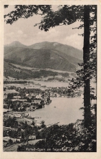 AK Rottach-Egern (83700) Ortsansicht, gelaufen am 06.08.1941 (Rottach-Egern)