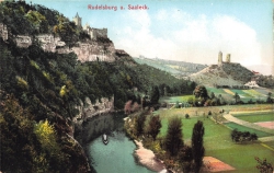 AK Saaleck (06628), Rudelsburg, n. gelaufen